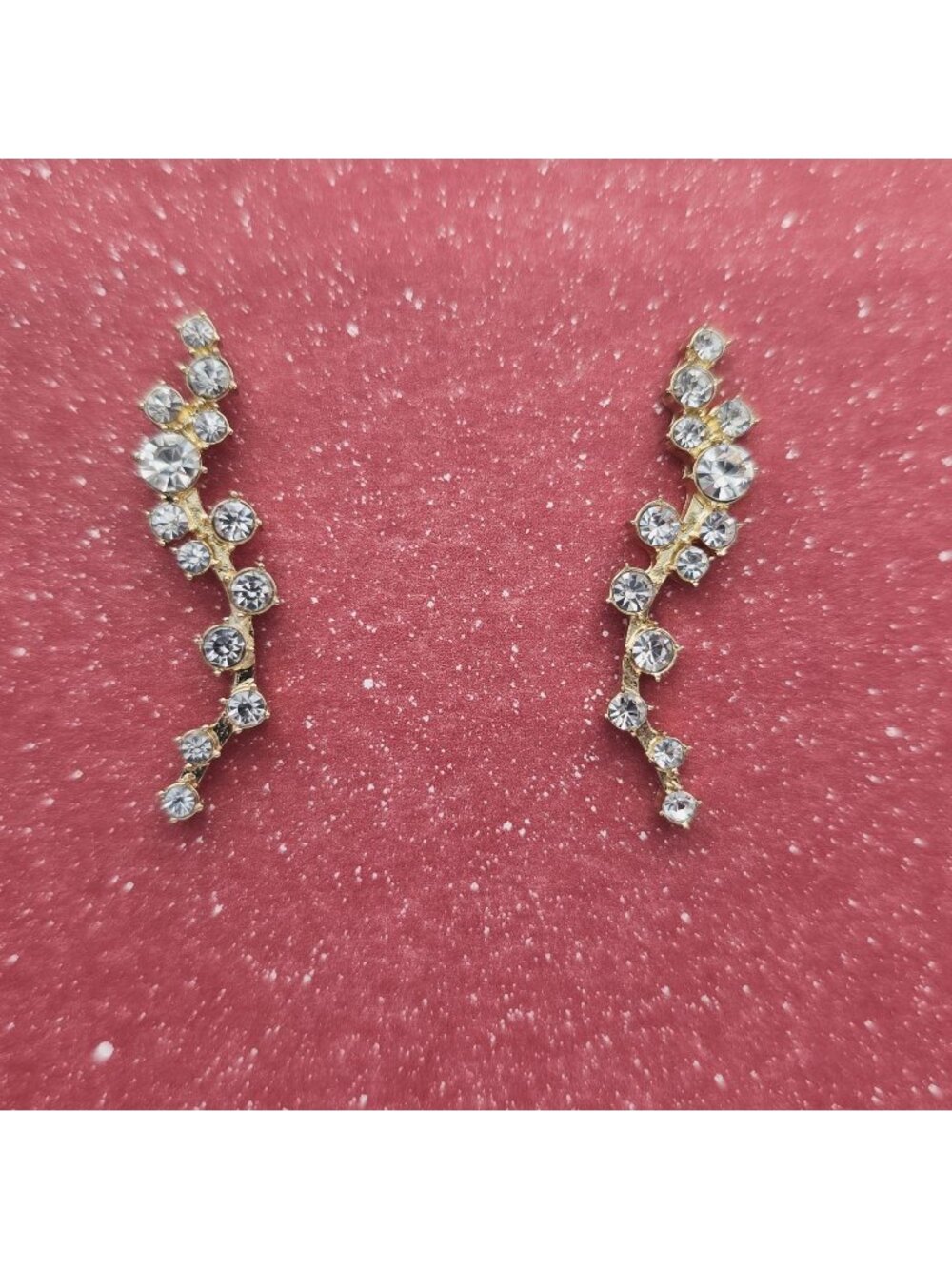 Gold-Tone & Crystal Crawler Branch Earrings By Baublebar